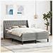 Struttura letto con materasso Grigio chiaro 180 x 200 cm - Foto miniatura 2
