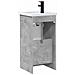 Mobile da bagno con lavabo Grigio Cemento 42 x 40 x 84,5 cm - Foto miniatura 6