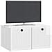 Mobile Porta TV da Muro Bianco Lucido 59,5 x 41 x 30 cm - Foto miniatura 2