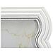Cornice Portafoto Curty In Resina Bianca Ondulata Con Profili Argento 15x20 - Foto miniatura 3