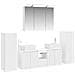 Set di mobili per il bagno 6 pcs Bianco - Foto miniatura 1
