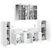 Set di mobili per il bagno 6 pcs Bianco - Foto miniatura 3
