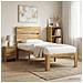 Letto Singolo con Testiera ROSTOCK Bianco 100 x 200 cm - Foto miniatura 2