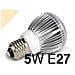 XLD275W13 Lampadina LED 5W attacco E27 luce calda 130LM  - Foto miniatura 4