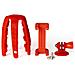 Squiddy Mini Treppiede Flessibile per Fotocamere e Smartphone - Colore Rosso - Foto miniatura 2