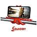 Squiddy Mini Treppiede Flessibile per Fotocamere e Smartphone - Colore Rosso - Foto miniatura 1