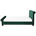 Letto Matrimoniale In Velluto Verde Stile Chesterfield 160x200cm Avallon - Foto miniatura 6