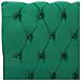 Letto Matrimoniale In Velluto Verde Stile Chesterfield 160x200cm Avallon - Foto miniatura 22