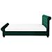 Letto Matrimoniale In Velluto Verde Stile Chesterfield 160x200cm Avallon - Foto miniatura 12