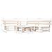 Set Divani Da Giardino Su Pallet 4pz Legno Fsc Bianco - Foto miniatura 3