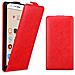 Custodia Compatibile Con Zte Blade V8 In Rosso Mela - Coperchio Protettivo In Design Flip Con Chiusura Magnetica - Foto miniatura 2