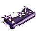 Custodia Compatibile Con Samsung Galaxy Pocket Con Stampa Violette Viola - Hard Case Coperchio Protettivo Con Design Alla Moda - Foto miniatura 2