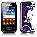 Custodia Compatibile Con Samsung Galaxy Pocket Con Stampa Violette Viola - Hard Case Coperchio Protettivo Con Design Alla Moda - Foto miniatura 1