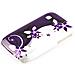Custodia Compatibile Con Samsung Galaxy Pocket Con Stampa Violette Viola - Hard Case Coperchio Protettivo Con Design Alla Moda - Foto miniatura 3