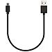 Vcl-001-m-20cm Cavo Usb 0,2 M 2.0 Usb A Micro-usb B Nero (20cm Micro Usb Cable - Lead -.)  - Foto miniatura 1