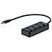 Hub USB-C a 4 porte - 4x USB-A con Swith On / Off Individuale - Foto miniatura 2