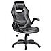 Sedia Gaming 69x72x122 Cm Con Cuscino, Grigia Grigio - Foto miniatura 2