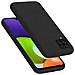 Custodia Compatibile Con Samsung Galaxy A22 4g / M22 / M32 4g In Liquid Nero - Coperchio Protettivo In Silicone Tpu Flessibile - Foto miniatura 1