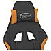 Sedia Da Gaming Nero E Arancione In Tessuto - Foto miniatura 7