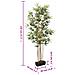 Albero Bambù Artificiale 552 Foglie 120 Cm Verde - Foto miniatura 8