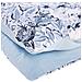 Set Copripiumino In Cotone Satinato 155 X 220 Cm Bianco E Blu Ballard - Foto miniatura 9