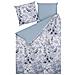 Set Copripiumino In Cotone Satinato 155 X 220 Cm Bianco E Blu Ballard - Foto miniatura 10