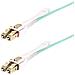 Cavo in fibra ottica multimodale OM4 LC a LC (UPC) con linguette push-pull, 5m, 50/125µm, Reti 100G, Insensibile alla piegatura, Bassa perdita di inserzione, Cavo patch /bretella in fibra ottica LSZH - Foto miniatura 1