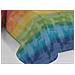 Copriletto Piquet Primavera Estate 100% Cotone Disegno Arcobaleno Matrimoniale Multicolore - Foto miniatura 3