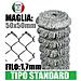 Rete Per Recinzioni Animali Zincata Con Maglia 50x50 Sciolta Romboidale Rotolo 25mt. Filo Ø1,8 - 125cm - Foto miniatura 2