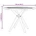 Tavolo Da Giardino Rotondo Ø110x75cm In Legno Massello Acacia - Foto miniatura 7