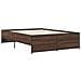Giroletto Rovere Marrone 120x190cm In Legno Multistrato Metallo - Foto miniatura 3