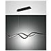 Lampadario A Sospensione A Led Sinuo 36w Nero 3666-45-101 Fabas Luce - Foto miniatura 2