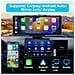 Carplay Auto, 10,26 Pollici Con Wireless Carplay E Android Auto,  Telecamera Posteriore 1080p Bt Usb Aux Siri Comando Vocale - Foto miniatura 5