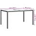 Tavolo Giardino 150x90x75cm Vetro Temperato Polyrattan Marrone - Foto miniatura 7