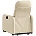 Poltrona Alzapersona Reclinabile Elettrica Crema In Tessuto - Foto miniatura 3