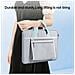 Elegante Borsa Grigia Per Laptop Matebook 14 E Macbook Pro 13.3 - Foto miniatura 5