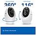 Pan /Tilt AI Home Security Wi-Fi Camera - Foto miniatura 4