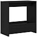 Tavolino Nero Faggio 50x26x50 cm Legno Ingegnerizzato - Foto miniatura 5