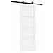 Porta Scorrevole con Set di Accessori 'ORKDAL'Bianca in Legno Massello di Pino - Foto miniatura 1