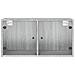 Mobili a Muro con Ante in Vetro 2pz Grigio Sonoma 68,5x37x35 cm - Foto miniatura 7