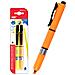 Set Marcatore Fluorescente Ritraibile 2 Uds. Giallo E Arancione. - Foto miniatura 1
