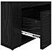 Armadio da Notte Rovere nero 50 x 36 x 60 cm Legno multistrato - Foto miniatura 9