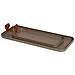 Vassoio Hn28 - Marrone - Metallo - 16,5x39,5x1,5 Cm - Foto miniatura 3