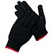 Guanti Da Lavoro Neri In Cotone Da 580 G Con Punti In Pvc, Taglia Universale, 12 Paia - Foto miniatura 3