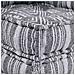 Pouffe Rigato Grigio 70 x 70 x 54 cm Tessuto - Foto miniatura 9