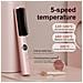 Spazzola Elettrica Lisciante Per Capelli: Temperatura Regolabile, Voltaggio Universale 110-230v Pink - Foto miniatura 6