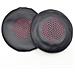 2 Cuscinetti Auricolari Di Ricambio Compatibili Con Plantronics Voyager Series - Nero E Rosso - Foto miniatura 2