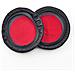 2 Cuscinetti Auricolari Di Ricambio Compatibili Con Plantronics Voyager Series - Nero E Rosso - Foto miniatura 4