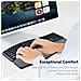 Tastiera Ergonomica Bluetooth 2.4g Wireless Ricaricabile - Tasti Silenziosi Con Poggiapolsi - Foto miniatura 3