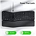 Tastiera Ergonomica Bluetooth 2.4g Wireless Ricaricabile - Tasti Silenziosi Con Poggiapolsi - Foto miniatura 6